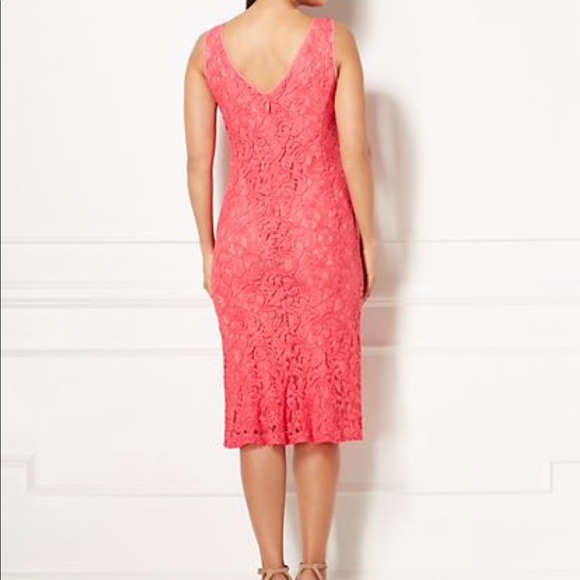 ❗️last 1🍁Cherokee Rose colored sheath lace dress - Picture 5 of 7